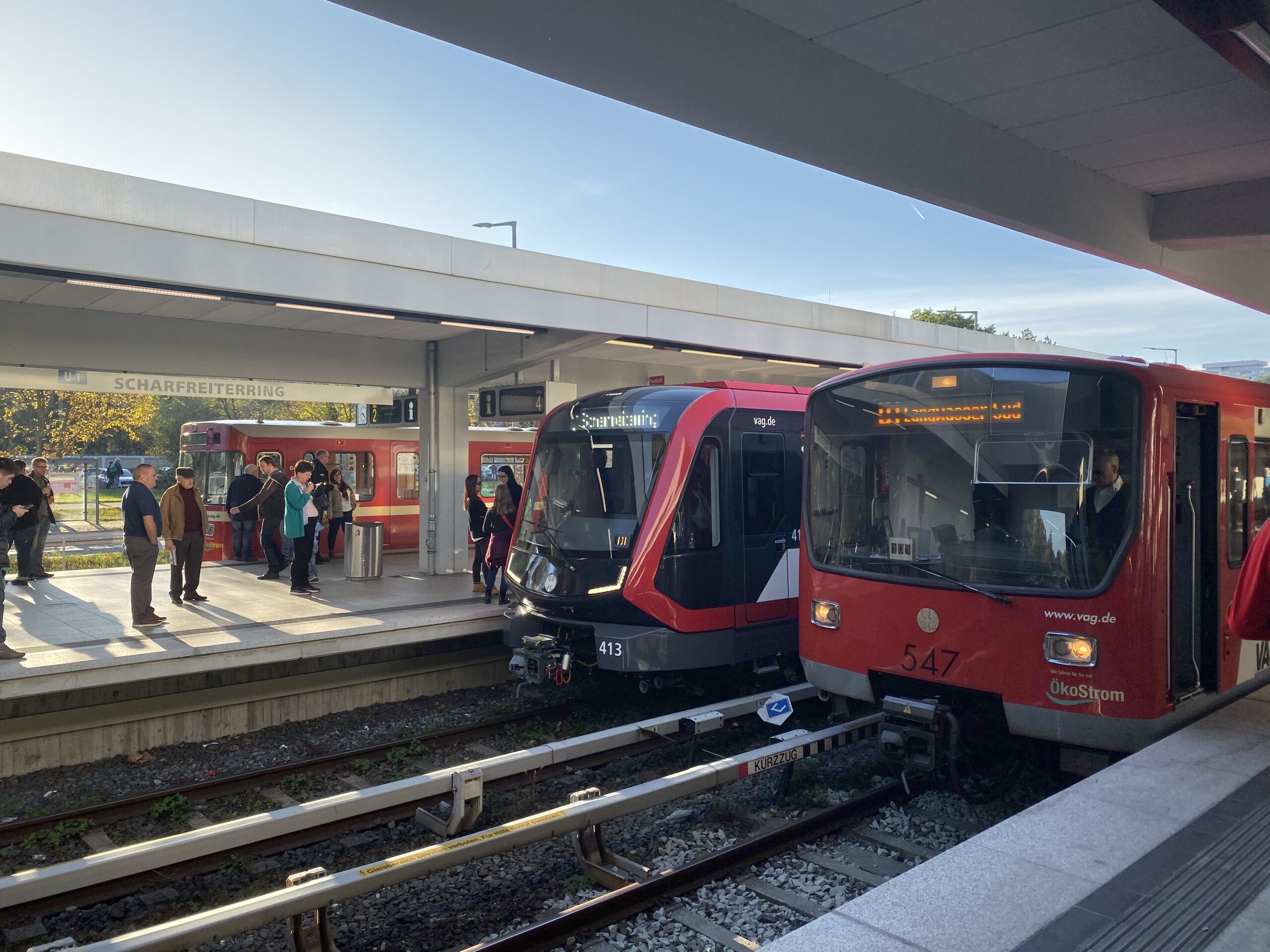 Mit dem G1 on Tour: Neue U-Bahnen für Nürnberg